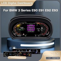 11" Digital Cluster Display Linux Instrument Dashboard For BMW E90 CCC + Carplay