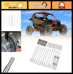 11 PCS Clutch Cover Pin Kit Quick Release Tool for Can-Am Maverick X3 2017-2025