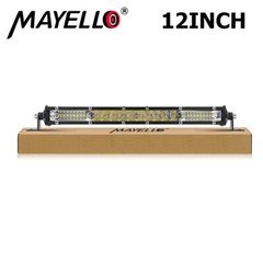 12" inch 450W LED Work Light Bar Combo Spot Flood Driving Off Road SUV Boat ATV