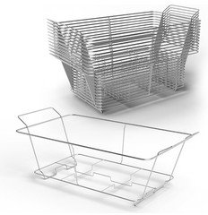 ( 12 Pack ) CaterPax Professional Fixed Chafing Wire Racks Heavy Duty Steel