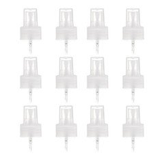 12 Pcs Clear Spray Top, 28/410 Fine Mist Sprayer Reusable Replacement Top