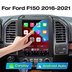 12.1"  Tesla Vertical Screen Gps Radio For Ford F-150 F-250 2016-2021