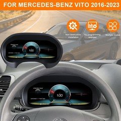 12.3'' Digital Cluster for Mercedes Benz Vito 2016-23 Meter Dashboard instrument