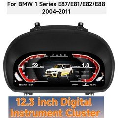 12.3" Digital Dash Instrument Cluster For BMW 1Series E88 E87 E82 E81  2004-2011