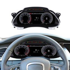 12.3" Digital LCD Instrument Cluster Speedometer Dashboard For Audi A4 2009-2012