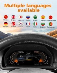 12.3"Car Instrument Cluster For BMW X3 X4 X5 X6,5/6/7 Series F10 F15 F16 F25 F26
