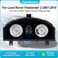 12.3"Digital Cluster Dashboard For Land Rover Freelander 2 2007-2015 Speedometer