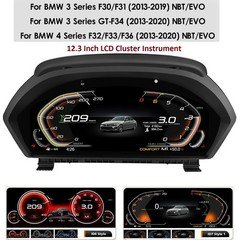 12.3‘Digital Instrument Cluster For BMW 3 Series F30 F31 4 Series Speedometer