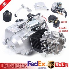 125cc 4 stroke ATV Engine Motor w/ Reverse Electric Start Semi Auto Go kart Quad