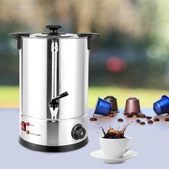 12L Coffee Urn Machine Maker Big Office Commercial Hot Water Stainless Steel NEW