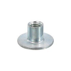 12pcs M5 T-nuts Carbon Steel Tee Nut Round Base Weld Nuts 8mm Height
