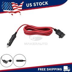 12V Car Cigarette Lighter Socket Extension Cord Cable 13FT Heavey Duty Adapter
