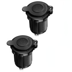 12V Cigarette Lighter Socket Power Outlet Receptacle Plug or Car Marine ATV 2PCS