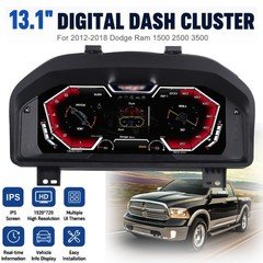 13.1" LCD Dashboard Display For 2012-2018 Dodge Ram Digital Instrument Cluster