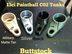  13ci Buttstock for paintball marker tank 13ci tanks pick color