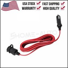 13ft 12V Heavy Duty Car Cigarette Lighter Extension Cord Socket Power Cable