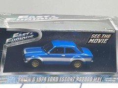 1/43 FAST AND FURIOUS FORD ESCORT RS 2000 MARK 1