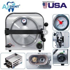 14L Dental Autoclave Steam Sterilizer Medical Sterilization Automatically AZDENT