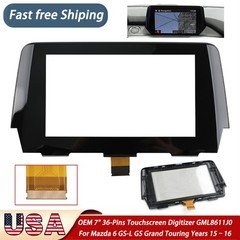 15 16 MAZDA 6 REPLACEMENT TOUCH-SCREEN GLASS Digitizer 36 Pin RADIO DISPLAY SIX