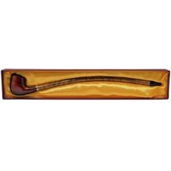 15" Cherrywood  Churchwarden Gandalf Pipe Long Stem Bent Tobacco Pipe
