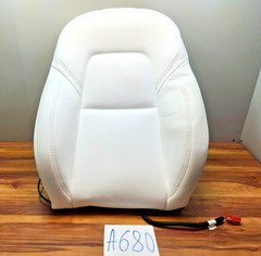 ✅ 17-23 OEM Tesla Model 3 Y Front Right Passenger Upper Seat Leather White