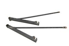 17 Kawasaki Mule Pro-DXT EPS LE Rear Dump Bed Linkage Brackets Left & Right