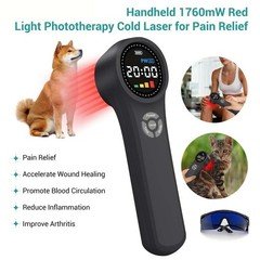 1760mW Compact Red Light Therapy Laser for Muscle Aches Inflammation Reduction