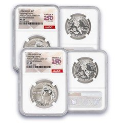 1776 2026 P D Enduring Liberty Half NGC MS68 Advance 2 Coin Set PRESALE!