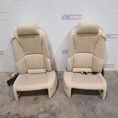 18 2018 LEXUS LS500 REAR SEAT ENDS BEIGE LEATHER 