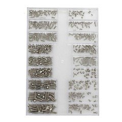 18 Different Sizes Silver Mini Steel Screws For Watch Back Case Or Eyeglasses A