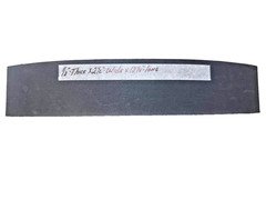1/8" thick x 2 1/2" wide x 13 1/4" long Flex molded brake lining