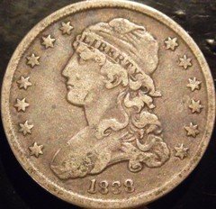 1838 Bust Quarter Choice Original XF/AU
