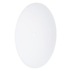 18.5" Diameter Frosted White Round Diffuser with 3/8" Center Hole for Pendants