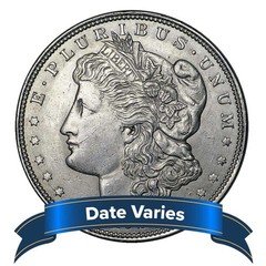 1878 to 1904 $1 Morgan Silver Dollar Brilliant Uncirculated
