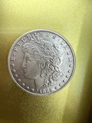 1885-CC Vintage Morgan Silver COIN Free Shipping