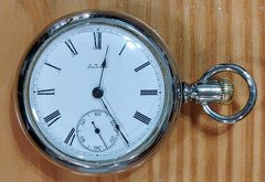 1889 Waltham Model 1883 Grade 25 18s 15J Lever Set Pocket Watch Serviced