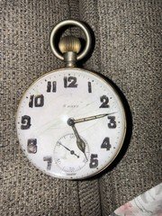 1890s 8 Days 15jewels Glass Globe Clock Swiss Made Rare