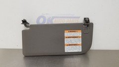 19 FORD F550 SUPER DUTY SUN VISOR LEFT DRIVER GRAY