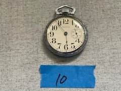 1907 WALTHAM MODEL 1899 POCKET WATCH lot 10 offset second sweep
