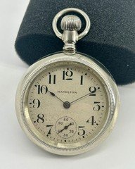 1911 Hamilton 940 Railroad Pocket Watch 21 Jewel Lever Set 18 Size Running