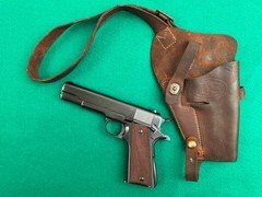 1911A1 Colt WWII Military Pilots / Tanker Holster Original Gun is Not Included