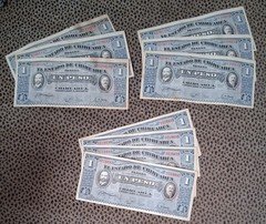 1914 Chihuahua MEXICO Revolution 10 Large Size Consecutive # Dealer Lot 1 Pesos