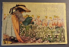 1914 Dental Booklet Mary Quite Contrary Nursey Rhymes Goose Colgate Ribbon Cream