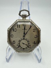 1925 Illinois Watch Co. Pocket Watch Grade 405,  Sz12 17 Jewel