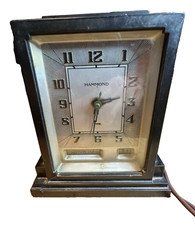 1930s Hammond Gregory Art Deco Skyscraper Bakelite Calendar Mantel Clock