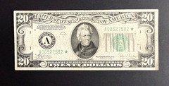 1934C $20 Federal Reserve Note (STAR NOTE) Boston Fr# 2057-A*