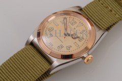 1940s Rolex Bubbleback Two Tone Near Mint
