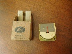 1941 Ford Deluxe Super Deluxe Car DASH AMMETER AMP GAUGE NOS ORIGINAL