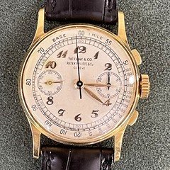 1946 Patek Philippe 130 Tiffany & Co. Stamped, Calatrava Chronograph, 33mm, Y...