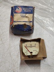 1948-1951 Oldsmobile Fuel Gauge 1517011 NOS With Some Surface Rust On The Face